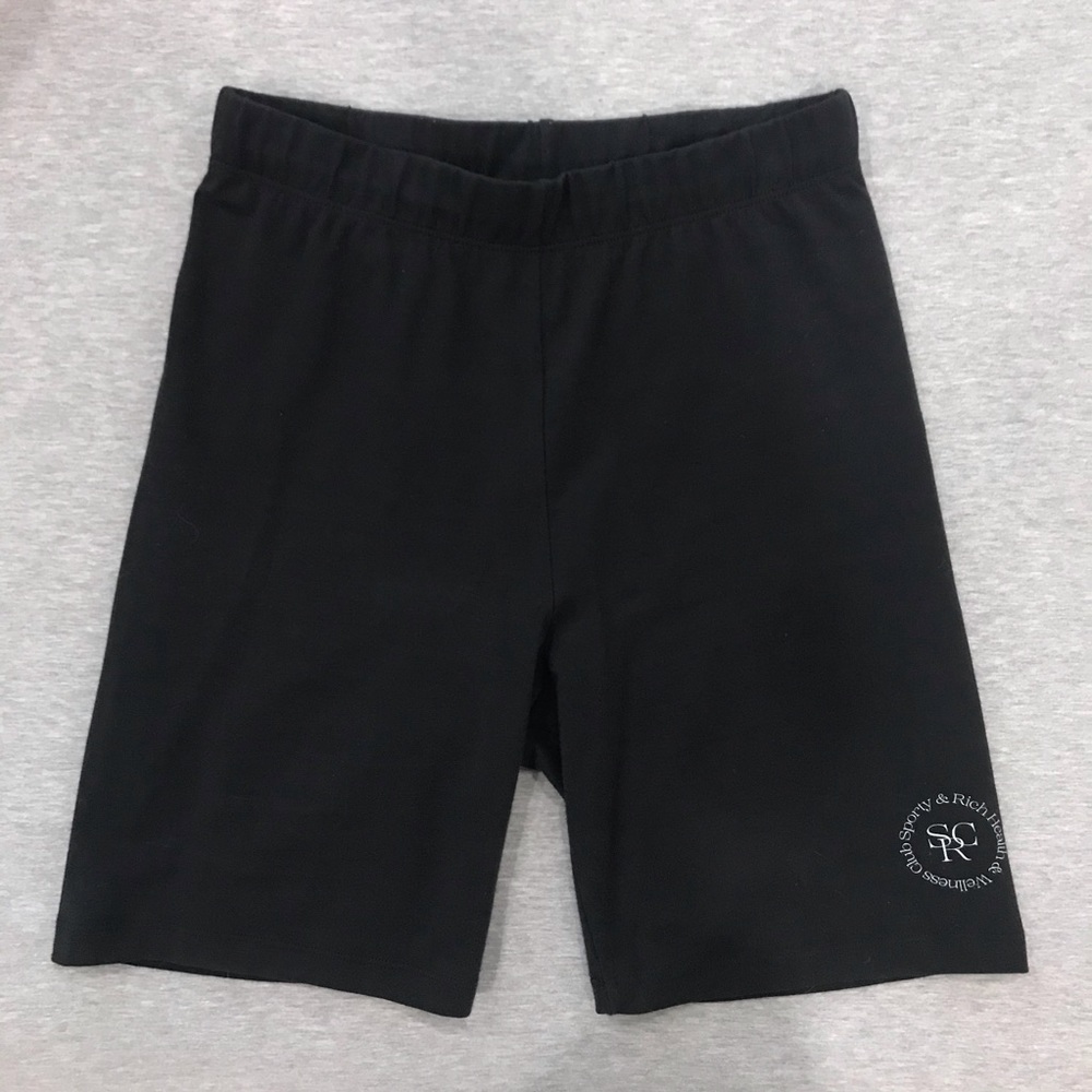 Sporty & Rich Black Biker Shorts